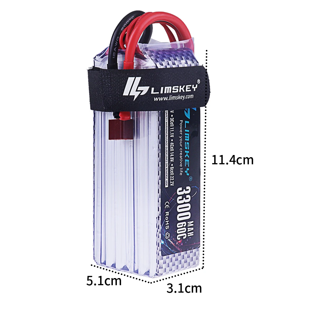 Batería Lipo NUEVA de 3300 mAh - Drone Racing Battery reseña y precio